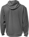 Am image of a Custom ATC PTech Fleece Hooded Sweatshirt in Charcoal Heather!