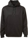 Am image of a Custom ATC PTech Fleece Hooded Sweatshirt in Black!