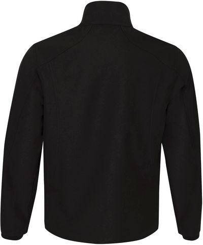Am image of a Custom COAL HARBOUR PREMIER SOFT SHELL JACKET in Black!