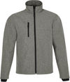 Am image of a Custom COAL HARBOUR PREMIER SOFT SHELL JACKET in Gravel!