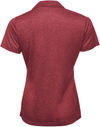 Am image of a Custom ATC PRO TEAM HEATHER ProFORMANCE LADIES' SPORT SHIRT in Cardinal Heather!