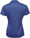 Am image of a Custom ATC PRO TEAM HEATHER ProFORMANCE LADIES' SPORT SHIRT in Cobalt Heather!