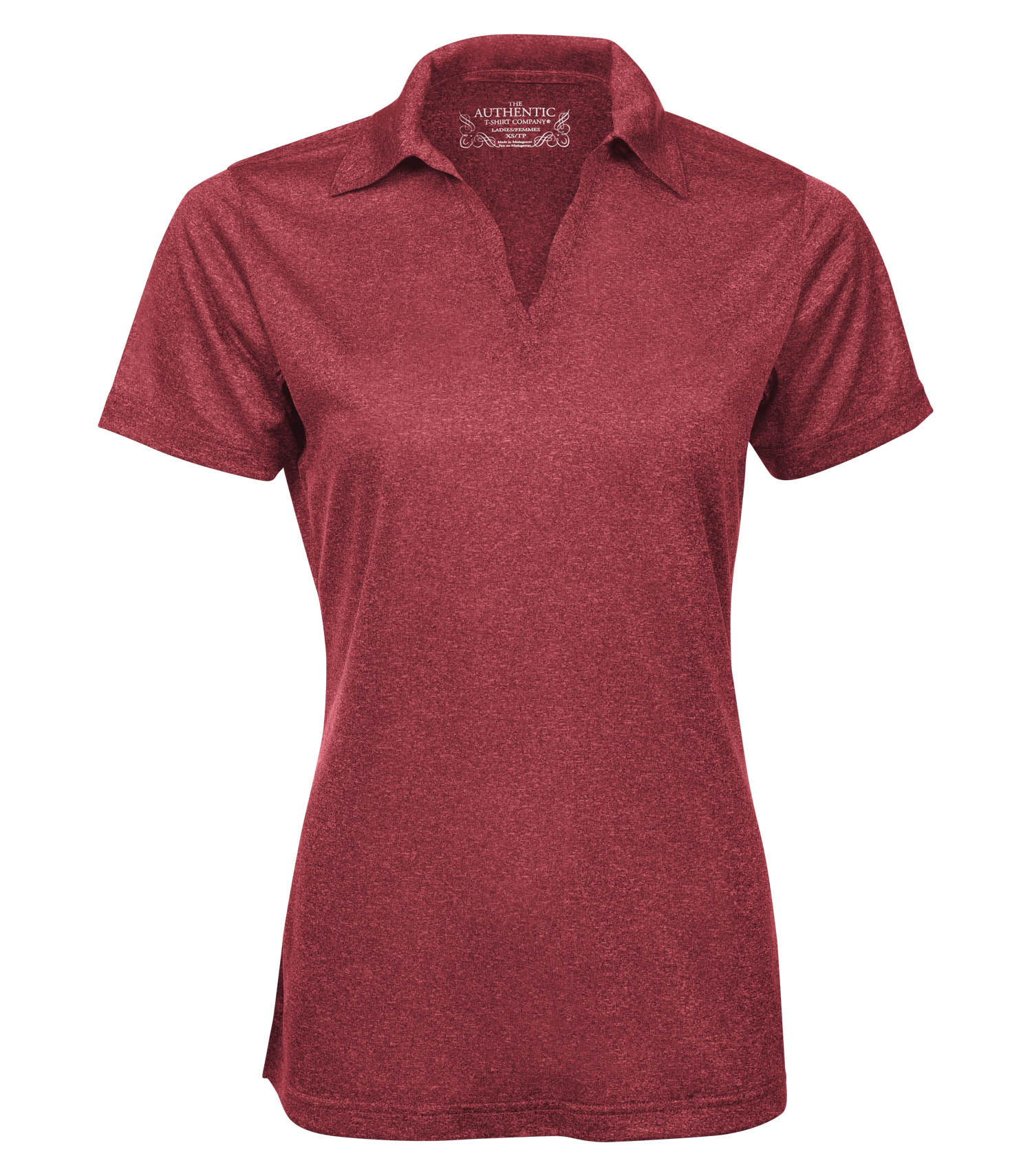 ATC PRO TEAM HEATHER ProFORMANCE LADIES' SPORT SHIRT in Cardinal Heather