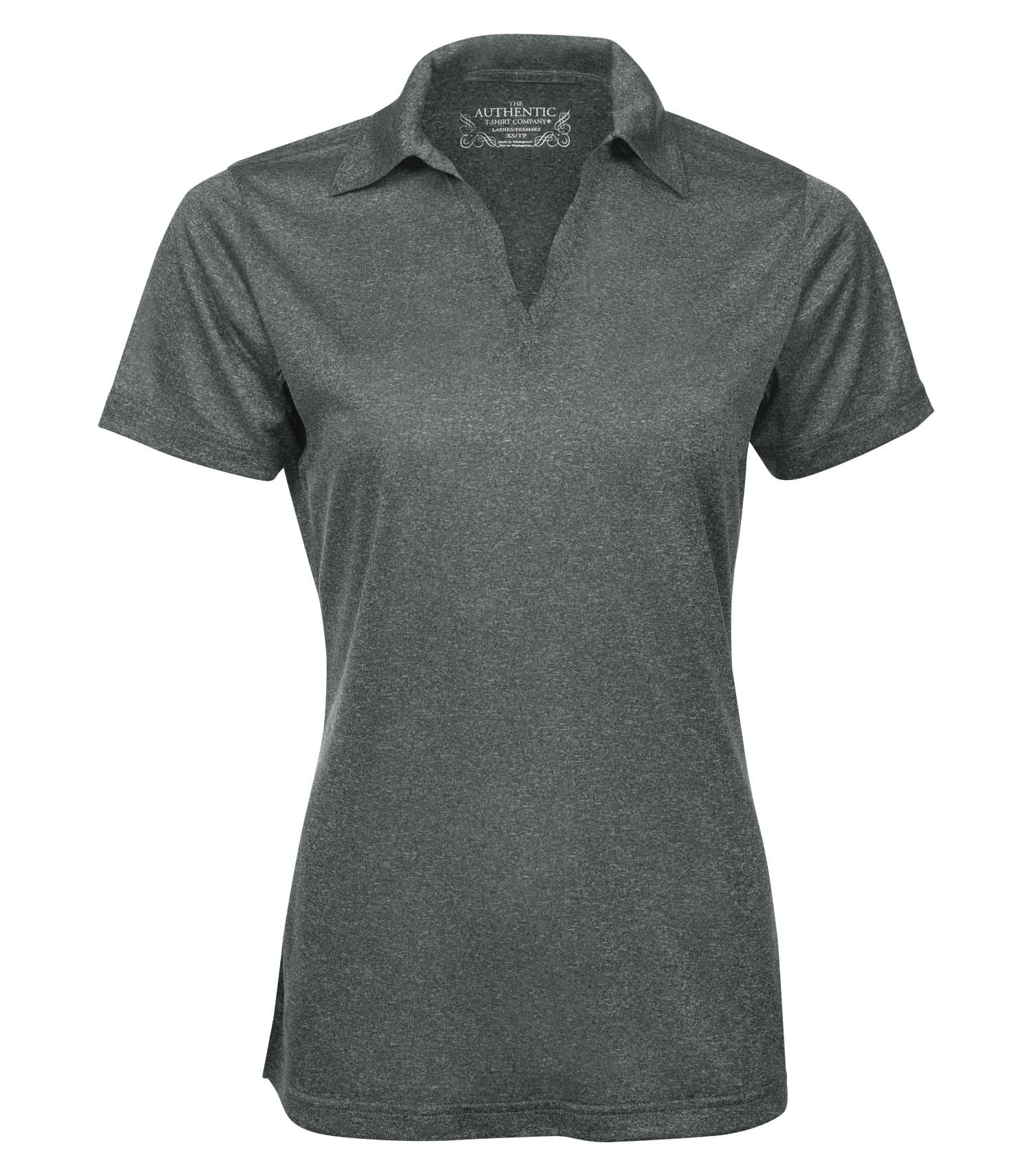 ATC PRO TEAM HEATHER ProFORMANCE LADIES' SPORT SHIRT in Graphite Heather