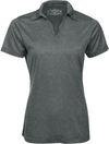 Am image of a Custom ATC PRO TEAM HEATHER ProFORMANCE LADIES' SPORT SHIRT in Graphite Heather!