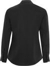 Am image of a Custom Coal Harbour Everyday Long Sleeve Woven Ladies Shirt in Black!