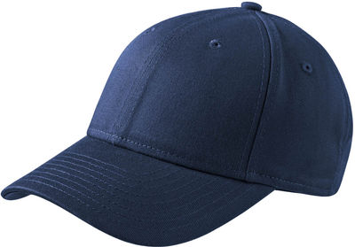 Am image of a Custom New Era Adjustable Structured Cap in Deep Navy!