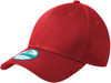 Am image of a Custom New Era Adjustable Structured Cap in Scarlet!