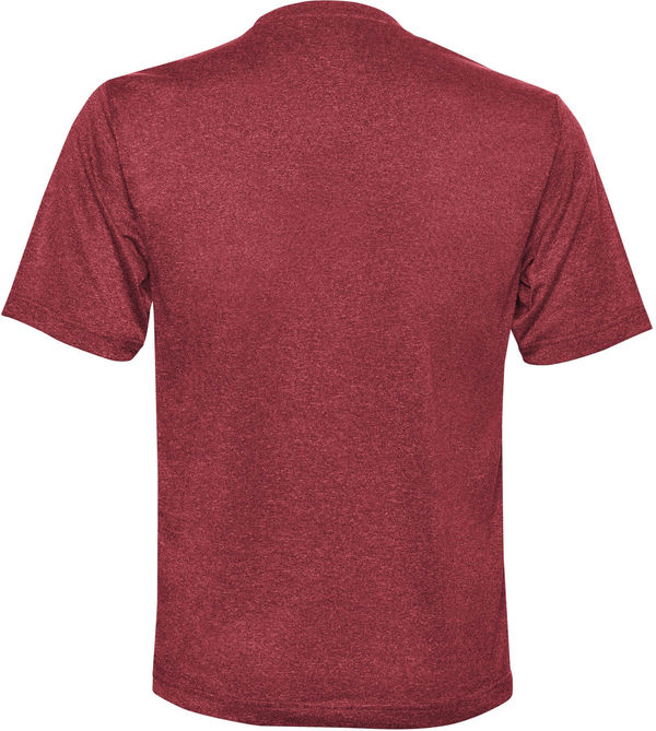 Am image of a Custom ATC Pro Team Heather ProFormance Tee in Cardinal Heather!