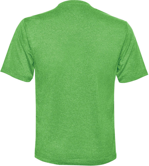 Am image of a Custom ATC Pro Team Heather ProFormance Tee in Turf Green Heather!