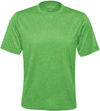 Am image of a Custom ATC Pro Team Heather ProFormance Tee in Turf Green Heather!