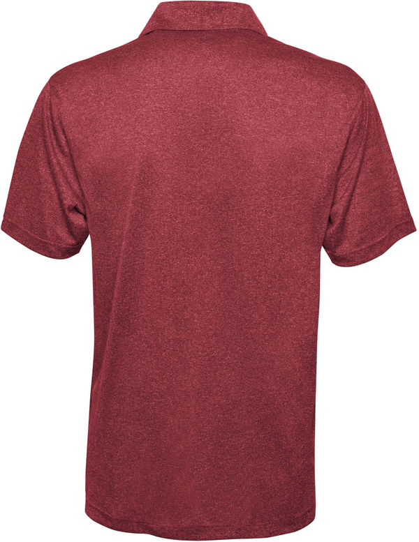 Am image of a Custom ATC PRO TEAM HEATHER ProFORMANCE SPORT SHIRT in Cardinal Heather!