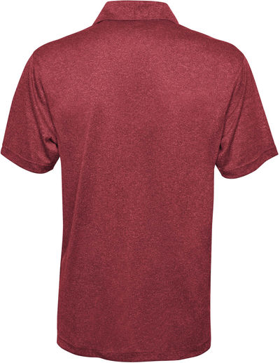 Am image of a Custom ATC PRO TEAM HEATHER ProFORMANCE SPORT SHIRT in Cardinal Heather!