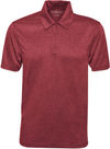 Am image of a Custom ATC PRO TEAM HEATHER ProFORMANCE SPORT SHIRT in Cardinal Heather!