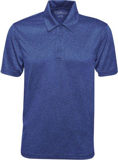 Am image of a Custom ATC PRO TEAM HEATHER ProFORMANCE SPORT SHIRT in Cobalt Heather!
