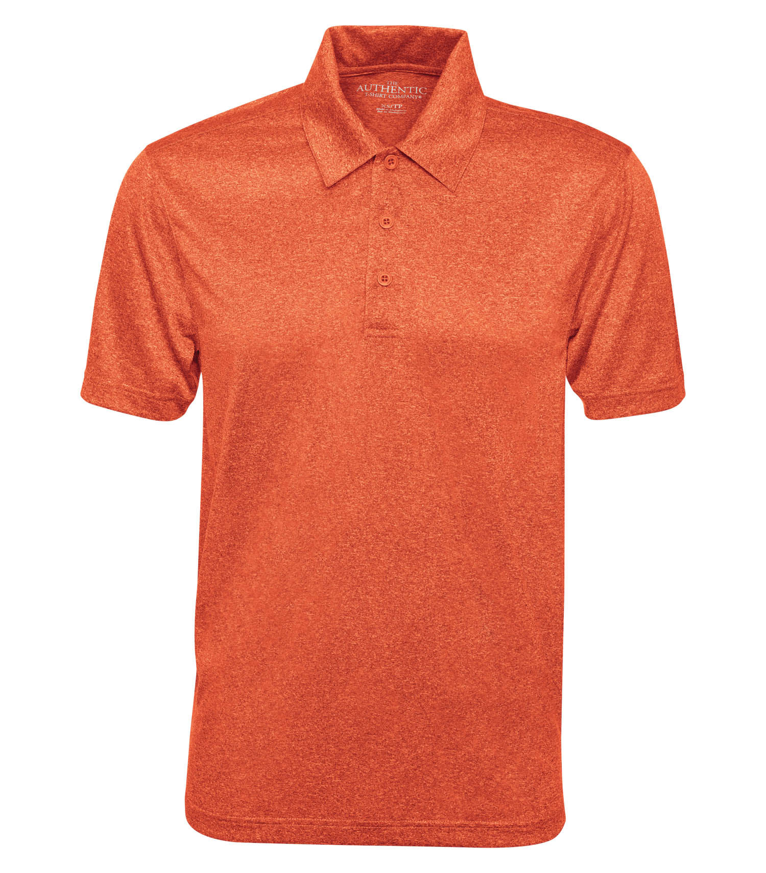 ATC PRO TEAM HEATHER ProFORMANCE SPORT SHIRT in Deep Orange Heather