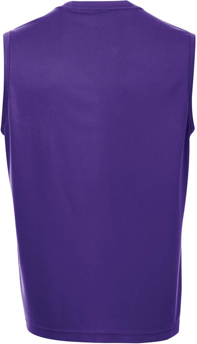 Am image of a Custom ATC Pro Team Sleeveless Tee in Purple!