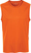 Am image of a Custom ATC Pro Team Sleeveless Tee in Deep Orange!