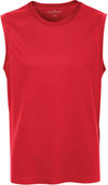 Am image of a Custom ATC Pro Team Sleeveless Tee in True Red!
