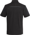 Am image of a Custom Coal Harbour Snag Resistant Contrast Insert Sport Shirt in Black/Coal Grey!