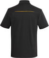 Am image of a Custom Coal Harbour Snag Resistant Contrast Insert Sport Shirt in Black/Gold!