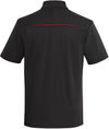 Am image of a Custom Coal Harbour Snag Resistant Contrast Insert Sport Shirt in Black/Red!