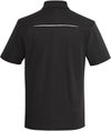 Am image of a Custom Coal Harbour Snag Resistant Contrast Insert Sport Shirt in Black/White!