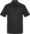 Am image of a Custom Coal Harbour Snag Resistant Contrast Insert Sport Shirt in Black/Royal!
