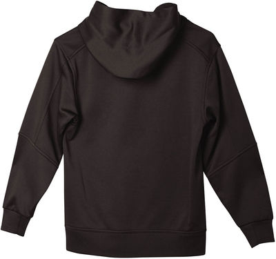 Am image of a Custom ATC Youth Ptech Fleece Hoodie in Black!
