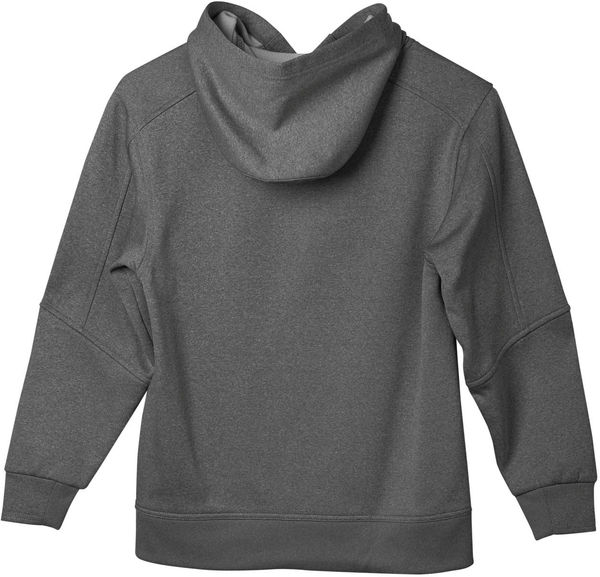 Am image of a Custom ATC Youth Ptech Fleece Hoodie in Charcoal Heather!