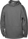 Am image of a Custom ATC Youth Ptech Fleece Hoodie in Charcoal Heather!