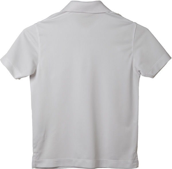 Am image of a Custom Coal Harbour Snag Resistant Youth Sport Shirt in White!