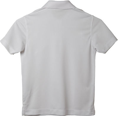 Am image of a Custom Coal Harbour Snag Resistant Youth Sport Shirt in White!