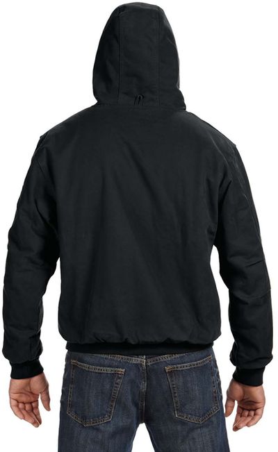 Am image of a Custom Dri Duck Cheyenne Jacket in Black!