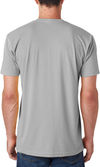 Am image of a Custom Next Level Men's Sueded Crew in Light Gray!