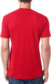 Am image of a Custom Next Level Men's Sueded Crew in Red!