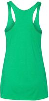 Am image of a Custom Next Level Ladies Tri Blend Racerback Tank in Envy!
