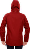 Am image of a Custom Core 365 Ladies' Region 3 in 1 Jacket with Fleece Liner in Classic Red!