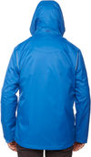 Am image of a Custom Core 365 Men's Region 3 in 1 Jacket with Fleece Liner in True Royal!