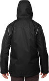 Am image of a Custom Core 365 Men's Region 3 in 1 Jacket with Fleece Liner in Black!