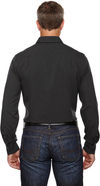Am image of a Custom North End Men's Melange Performance Shirt in Carbon Heather!