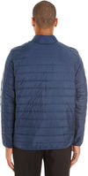 Am image of a Custom Core 365 Men's Prevail Packable Puffer in Classic Navy!