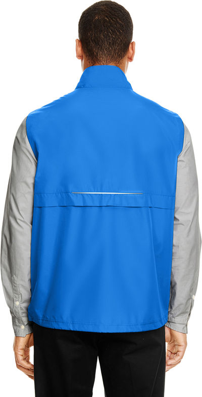 Am image of a Custom Core 365 Men's Techno Lite Unlined Vest in True Royal!