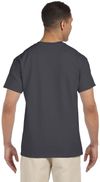 Am image of a Custom Gildan Ultra Cotton Pocket T Shirt in Charcoal!