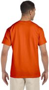 Am image of a Custom Gildan Ultra Cotton Pocket T Shirt in Orange!