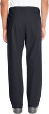 Am image of a Custom Harriton Adult Restore 4.9 oz. Scrub Bottom in Black!