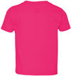 Am image of a Custom Rabbit Skins Cotton Jersey T Shirt in Hot Pink!