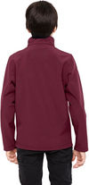 Am image of a Custom Team 365 Youth Leader Soft Shell Jacket in Sport Maroon!