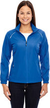 Am image of a Custom Core 365 Motivate Unlined Lightweight Ladies Jacket in True Royal!