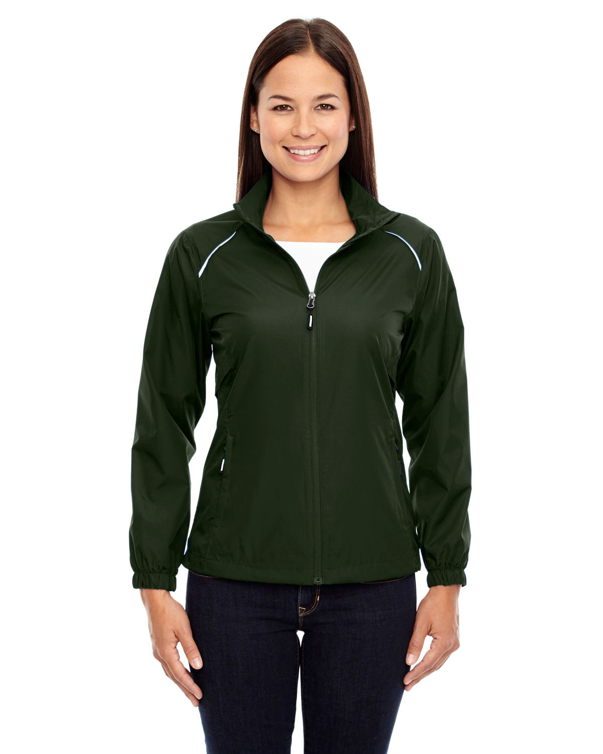 Core 365 Motivate Unlined Lightweight Ladies Jacket in Forest